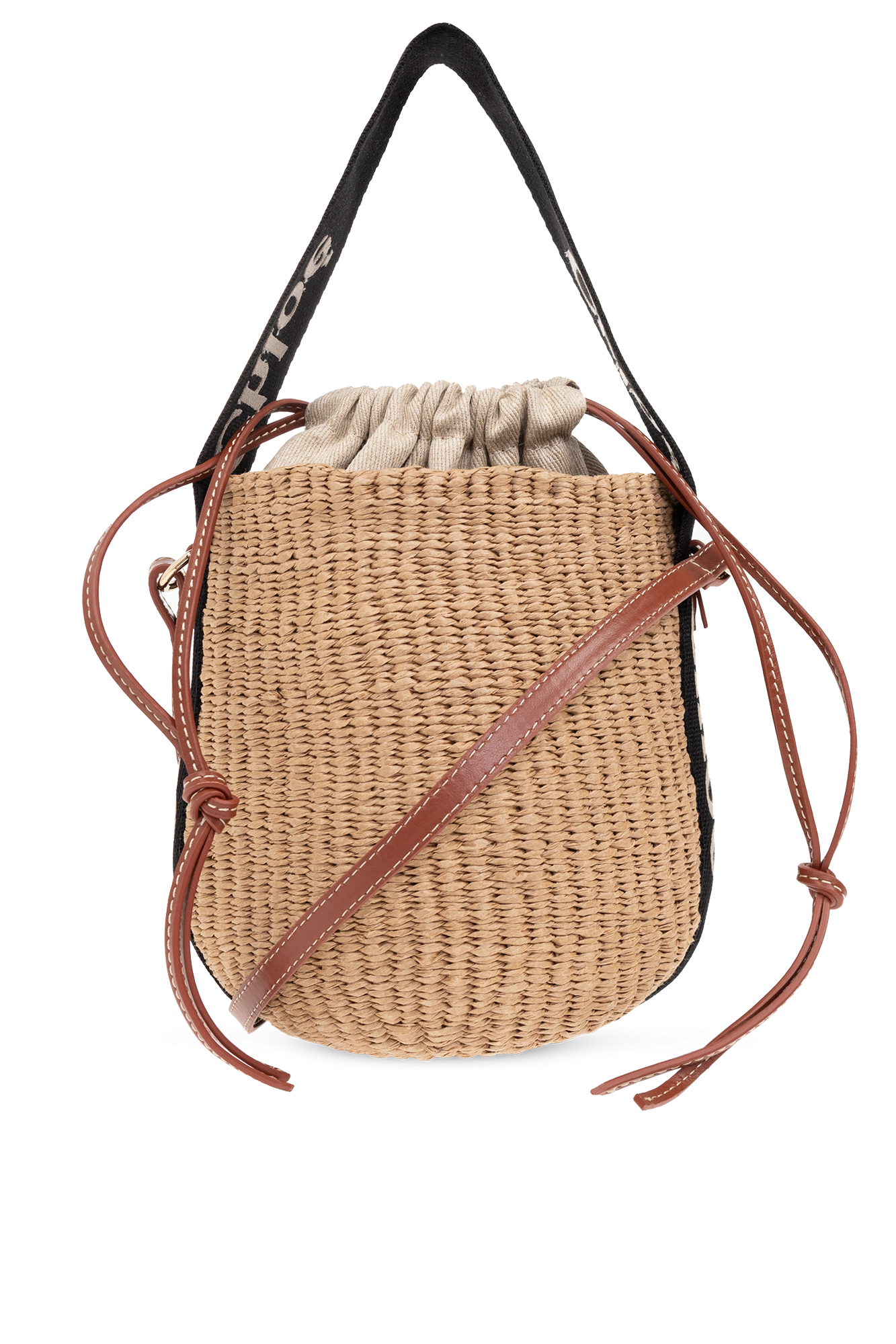 Beige 'Woody Small' bucket shoulder bag Chloé - Vitkac Canada